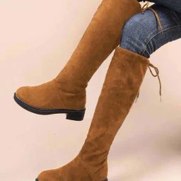 Shoetopia Kids Tan Casual Boots-image-50
