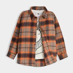 Miarcus Boys Multicolor Cotton Chequered Shirt with T-Shirt Set-picture-41