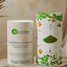 GUT & BEYOND Moringa Gummies - 60 gummies - Lemon Flavor-44