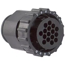 AMP - TE CONNECTIVITY CIRCULAR CONNECTOR PLUG SIZE 17 16 POSITION FREE HANGING, 796274-1.-picture-22
