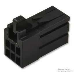AMP - TE CONNECTIVITY PLUG HOUSING, 6POS, 2.5MM, POLYESTER GF, 1-1318119-3-picture-40