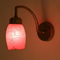 1ST TIME Pink & White Wall Lamp-picture-11