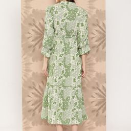 Nayam By Lakshita Geometric Printed A-Line Midi Dress image 5