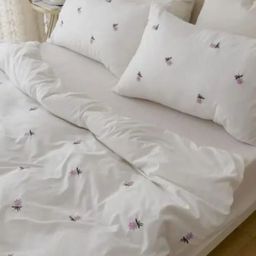 Bedbathandbliss Multicoloured Floral 300 TC Bedsheet with 2 Pillow Covers-image-27