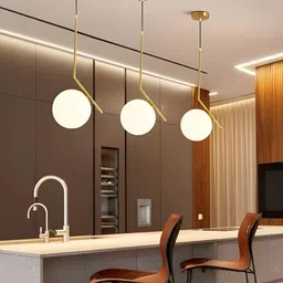 GAUVIK Gold-Toned Ceiling Lamp-14