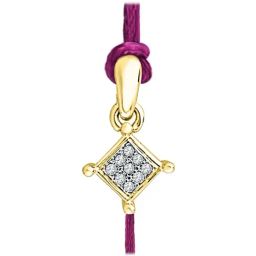 Sri Jagdamba Pearls 92.5 Sterling Silver & Diamond Rakhi cum Pendant-image-0