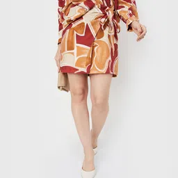 max Printed Pure Cotton A-Line Mini Skirt-picture-54