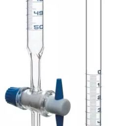 ABGIL 10ml Borosilcate Glass Burette with Straight Bore "PTFE" Plug Stopcock ABG943-image-57