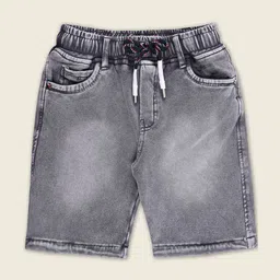 Wish Karo Boys Washed Regular Fit Denim Shorts-29