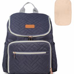 Motherly Baby Diaper Bag for Mothers specious and large travel diaper backpack for Mom for travel 6 Month Warranty (Navy Blue)-image-50