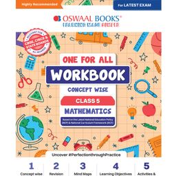 Oswaal One For All Workbook | Concept Wise Class-5 Mathematics Book | For Latest Exam-15