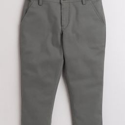 BAATCHEET Solid Formal Pant - Grey-image-101