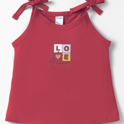 Tango Single Jersey Knit Slips With Text Print - Dark Red-image-32