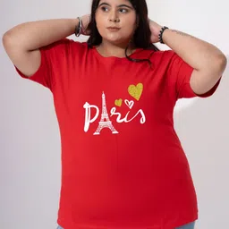 Toodle Plus Plus Size Women Printed T-shirt-image-19