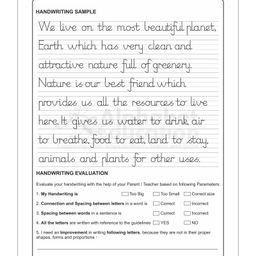alphabet education Speed Writing In Improved Handwriting MR Script Writing Book A - English image 2