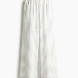 H&M Linen-Blend Drawstring Trousers-image-27