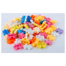 Fiddlerz Interlocking Puzzle Blocks for Kids3D Construction Building Set with Connecting 86 Pieces -Multicolor image 3