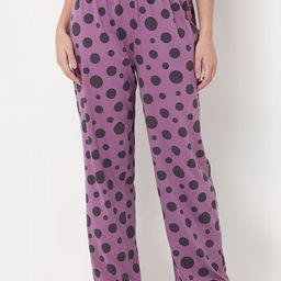 Smarty Pants Women Printed Cotton Relaxed-Fit Lounge Pants-picture-37