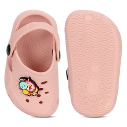 TRUFFLE COLLECTION Perforated Clogs With Alarm Clock Charms - Pink image 5