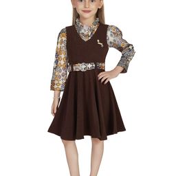 Hunny Bunny Puff Sleeve Fit & Flare Dress-picture-44