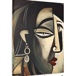 Sassyco Grey Single Piece Canvas Other Wall Paintings-picture-9