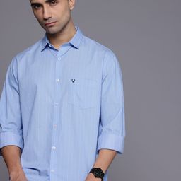 Allen Solly Sport Fit Striped Pure Cotton Casual Shirt-image-20