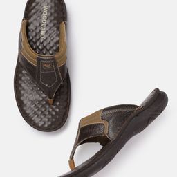 Woodland Men Leather Comfort Sandals-picture-28