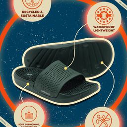 SOLETHREADS REBEL Men ACCU-WALK Ortho Textured Sliders image 3