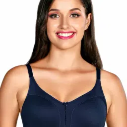 Enamor A029 Jiggle Control Cotton Classic Bra Nonpadded Wirefree Full Coverage Eclipse-image-20