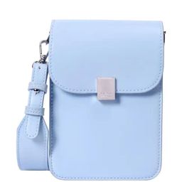 Lino Perros Soft blueSolid Small Phone Pouch-21