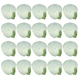 Zureni Urinal Pot Mat Anti-Splash Deodorizer Spatter Eucalyptus Fragrance For Bathroom and Restroom, ZU-UPR-20SM (Pack of20)-image-66