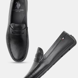 U.S. Polo Assn. Men Leather Round Toe Loafers-image-82