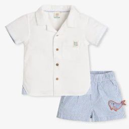 Ed-a-Mamma Infant Boys Multicolor Cotton Clothing Set-image-40