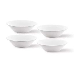Borosil Orbit Series White Opalware Multipurpose Bowl - Set of 4-36