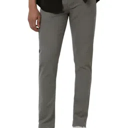 Peter England Grey Cotton Slim fit Solid Jeans-image-58