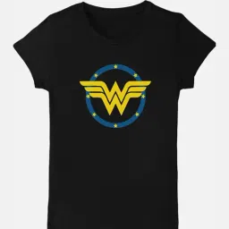 Wonder Woman Printed Tshirt For Kids Girls-image-89