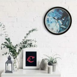 eCraftIndia Designer Round Analog Black Wall Clock-image-96