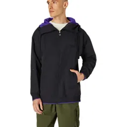 Asics Black Solid Full Sleeves Hoodie-picture-29