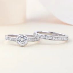Ornate Jewels 925 Silver 1 Carat Round American Diamond Solitaire Ring-image-50