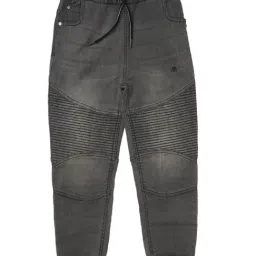 Angel & Rocket Kids Grey Solid Joggers-image-60