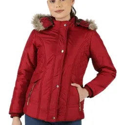 Monte Carlo Red Regular Fit Jacket-image-61