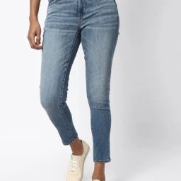 American Eagle Outfitters Blue Skinny Fit Heavily Washed Jeans-picture-20