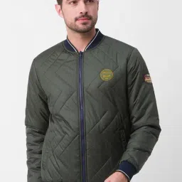 Spykar Blue Straight Fit Jacket-22