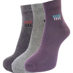 Dollar Multi Cotton Free Size Socks - Pack of 3-45