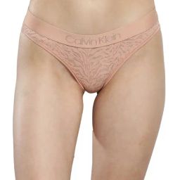 Calvin Klein Pink Lace Regular Fit Bikini Bottoms-image-43