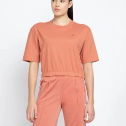 Adidas Originals Peach Cotton CONTEMPO T-Shirt-image-90