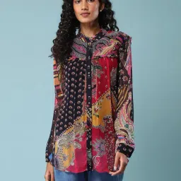aarke Ritu Kumar Multicolor Printed Shirt-image-13