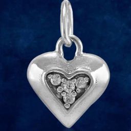 Taraash 92.5 Sterling Silver Heart Pendant for Women-image-7