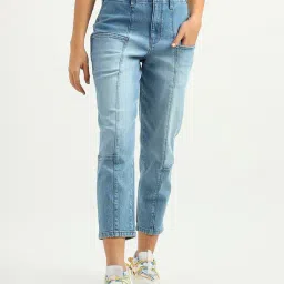 United Colors of Benetton Blue Cotton Mid Rise Jeans-picture-34