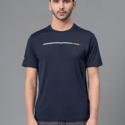 Red Tape Navy Regular Fit Round Neck Sports T-Shirt-image-51